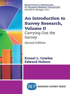 cover image of An Introduction to Survey Research, Volume II
